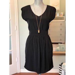 Simple little black dress with pockets!